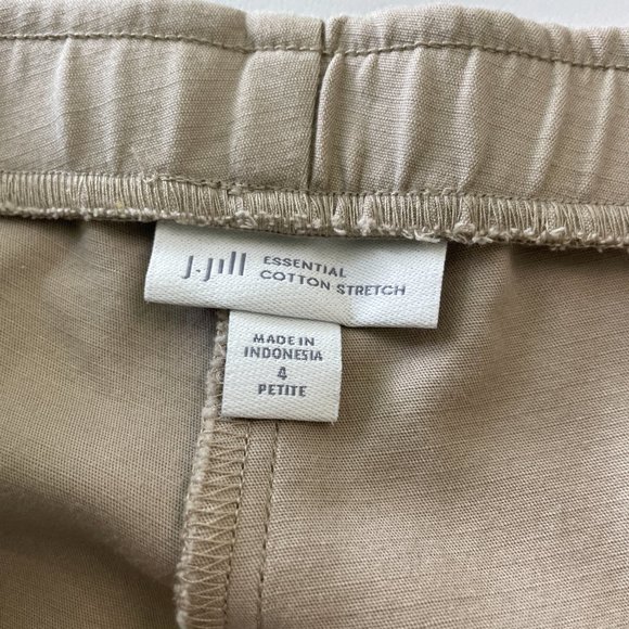 J Jill Petite Essential Cotton Stretch Pants - Picture 5 of 13